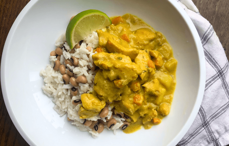 New At Mustard Foods Caribbean Chicken Curry   New Caribbean Chicken Curry Copy 2 1 